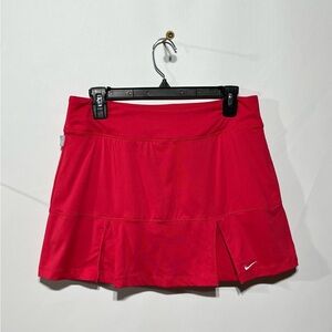 Nike Dri-Fit Pink‎ and White Athletic Golf Skirt/Skort Size Large